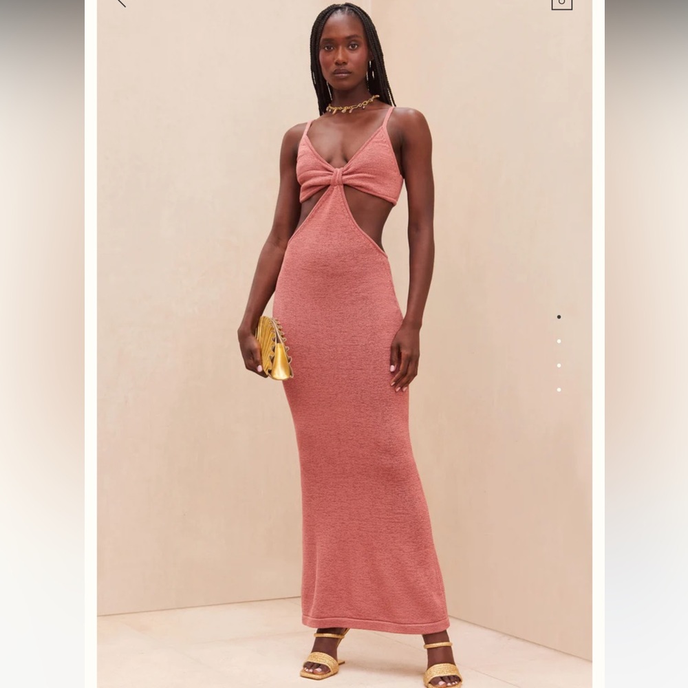 Cult Gaia Serita dress size Medium. Pink.